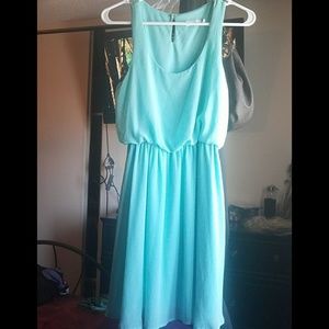 Mint green flowy dress size small